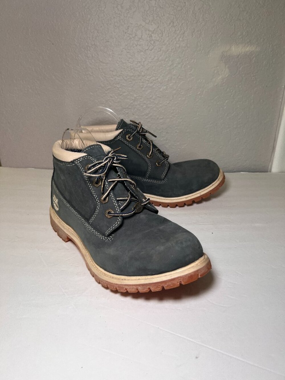 Timberland Women Size 9 Nellie Chukka Boots Blue Navy Leather